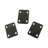 Maxbell 3x 4 Holes Neck Plate Gasket Replace Cushion Shim Durable for Bass Guitarist