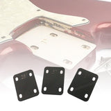 Maxbell 3x 4 Holes Neck Plate Gasket Replace Cushion Shim Durable for Bass Guitarist