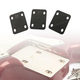 Maxbell 3x 4 Holes Neck Plate Gasket Replace Cushion Shim Durable for Bass Guitarist
