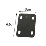 Maxbell 3x 4 Holes Neck Plate Gasket Replace Cushion Shim Durable for Bass Guitarist