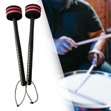 Maxbell Timpani Mallet Timpani Stick W/ Felt Head for Gong Woodblock Drum Bells Length 30cm