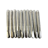 Maxbell 10 Pieces String Tuning Pins Silvercolour Replace Parts Durable for Pianist