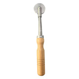 Maxbell Rolling Wheel Stringing Tool Wood Handle DIY Accessory Music Lovers Gift