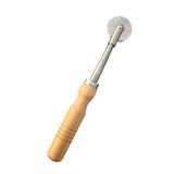 Maxbell Rolling Wheel Stringing Tool Wood Handle DIY Accessory Music Lovers Gift