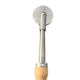 Maxbell Rolling Wheel Stringing Tool Wood Handle DIY Accessory Music Lovers Gift