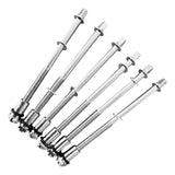 Maxbell 6 Pieces Drum Tension Rods Hardware for Snare Drum Spare Parts Replaces 6x90MM