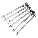 Maxbell 6 Pieces Drum Tension Rods Hardware for Snare Drum Spare Parts Replaces 6x90MM