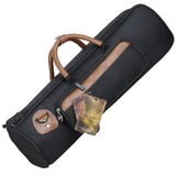 Maxbell Concert Trumpet Carrying Case Widen Carry Handle Storage Bag Water Resistant