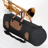 Maxbell Concert Trumpet Carrying Case Widen Carry Handle Storage Bag Water Resistant