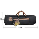 Maxbell Concert Trumpet Carrying Case Widen Carry Handle Storage Bag Water Resistant
