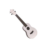 Maxbell Acoustic Ukulele Toy Portable Wood Early Educational 4 Strings White