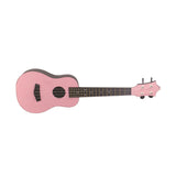 Maxbell Acoustic Ukulele Toy Portable Wood Early Educational 4 Strings Pink