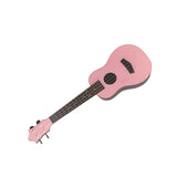 Maxbell Acoustic Ukulele Toy Portable Wood Early Educational 4 Strings Pink