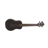 Maxbell Acoustic Ukulele Toy Portable Wood Early Educational 4 Strings Black