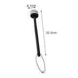 Maxbell 2 Pieces Drum Mallets Bass Percussion Mallets for Players Drum trumpet Teams 32.5cm white Black
