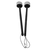 Maxbell 2 Pieces Drum Mallets Bass Percussion Mallets for Players Drum trumpet Teams 32.5cm white Black