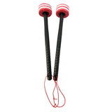 Maxbell 2 Pieces Drum Mallets Bass Percussion Mallets for Players Drum trumpet Teams 32.5cm Red White