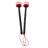 Maxbell 2 Pieces Drum Mallets Bass Percussion Mallets for Players Drum trumpet Teams 32.5cm Red White