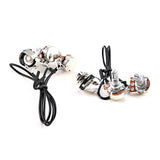 Maxbell Guitar Potentiometer Audio Volume Complete Circuit Wiring for Bass Replaces