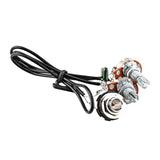 Maxbell Guitar Potentiometer Audio Volume Complete Circuit Wiring for Bass Replaces