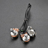 Maxbell Guitar Potentiometer Audio Volume Complete Circuit Wiring for Bass Replaces