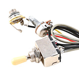 Maxbell Multifunction Guitar Wiring Harness Zinc Alloy Sturdy Stable for Replacement