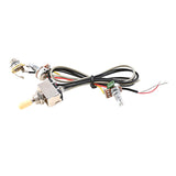 Maxbell Multifunction Guitar Wiring Harness Zinc Alloy Sturdy Stable for Replacement