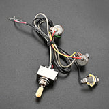 Maxbell Multifunction Guitar Wiring Harness Zinc Alloy Sturdy Stable for Replacement