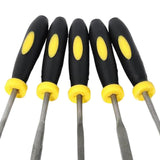 Maxbell 5Pcs Guitar Fret File Guitar Repairing Fret Leveling for Guitar Ukulele