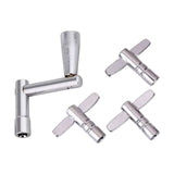 Maxbell Alloy Drum Key T Handle Ergonomic for Drum Tension Rods Percussion Drummer