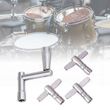 Maxbell Alloy Drum Key T Handle Ergonomic for Drum Tension Rods Percussion Drummer