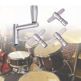 Maxbell Alloy Drum Key T Handle Ergonomic for Drum Tension Rods Percussion Drummer