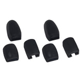 Maxbell 6Pcs Saxophone Palm Key Pads Cushions for Sax Wind Instruments Black
