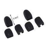 Maxbell 6Pcs Saxophone Palm Key Pads Cushions for Sax Wind Instruments Black