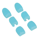 Maxbell 6Pcs Saxophone Palm Key Pads Cushions for Sax Wind Instruments Blue