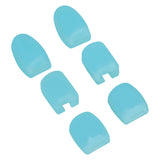 Maxbell 6Pcs Saxophone Palm Key Pads Cushions for Sax Wind Instruments Blue