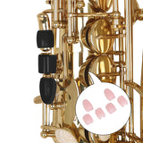 Maxbell 6Pcs Saxophone Palm Key Pads Cushions for Sax Wind Instruments Pink
