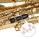 Maxbell 6Pcs Saxophone Palm Key Pads Cushions for Sax Wind Instruments Pink