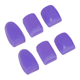 Maxbell 6Pcs Saxophone Palm Key Pads Cushions for Sax Wind Instruments Violet