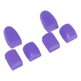 Maxbell 6Pcs Saxophone Palm Key Pads Cushions for Sax Wind Instruments Violet