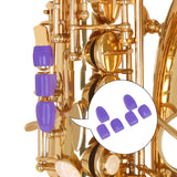 Maxbell 6Pcs Saxophone Palm Key Pads Cushions for Sax Wind Instruments Violet