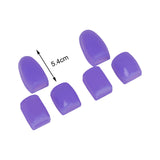 Maxbell 6Pcs Saxophone Palm Key Pads Cushions for Sax Wind Instruments Violet