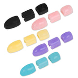 Maxbell 6Pcs Saxophone Palm Key Pads Cushions for Sax Wind Instruments Violet