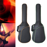 Maxbell Guitar Bag Thick Padding Double Straps Backpack for Electric Bass Instrument orange