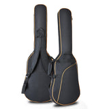 Maxbell Guitar Bag Thick Padding Double Straps Backpack for Electric Bass Instrument orange