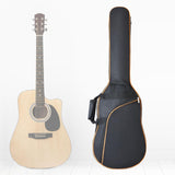 Maxbell Guitar Bag Thick Padding Double Straps Backpack for Electric Bass Instrument orange