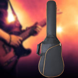 Maxbell Guitar Bag Thick Padding Double Straps Backpack for Electric Bass Instrument orange