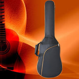 Maxbell Guitar Bag Thick Padding Double Straps Backpack for Electric Bass Instrument orange
