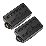 Maxbell Double Coil Pickups Set for 6 Strings Electric Guitar Accessories Parts Black HI