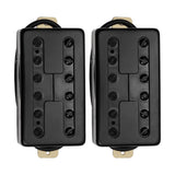 Maxbell Double Coil Pickups Set for 6 Strings Electric Guitar Accessories Parts Black HI